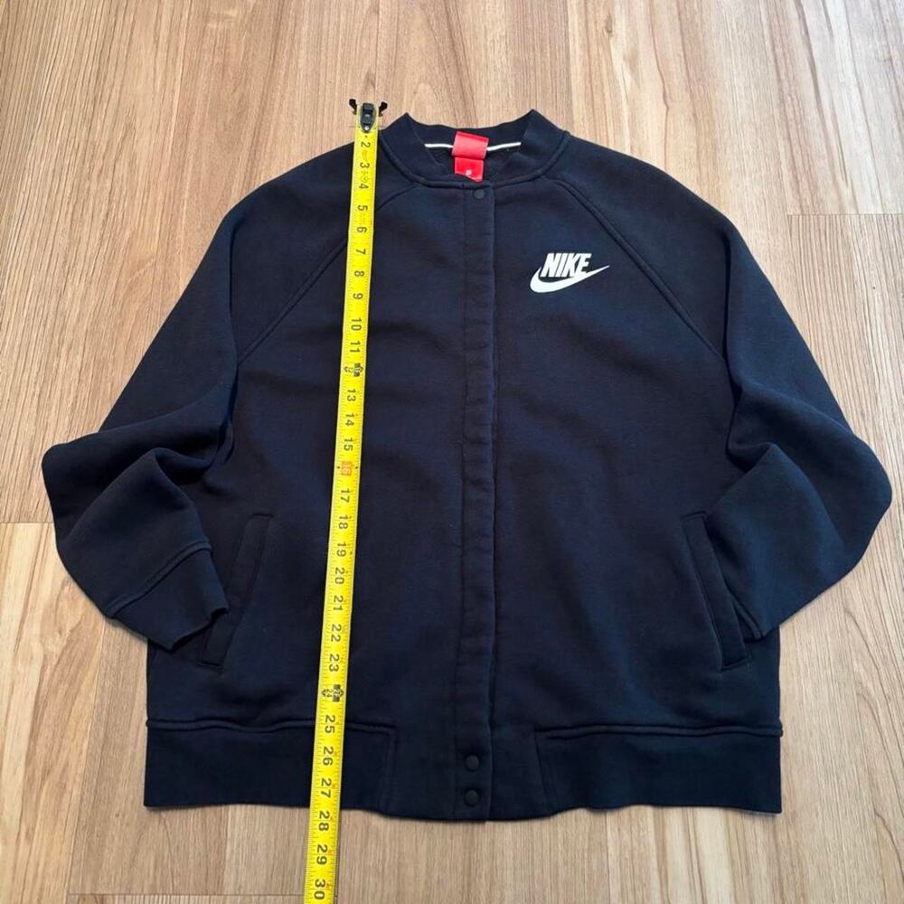 Y2k nike fleece varsity bomber